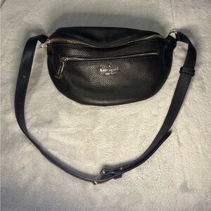 Kate Spade Black Leather Crossbody Bag